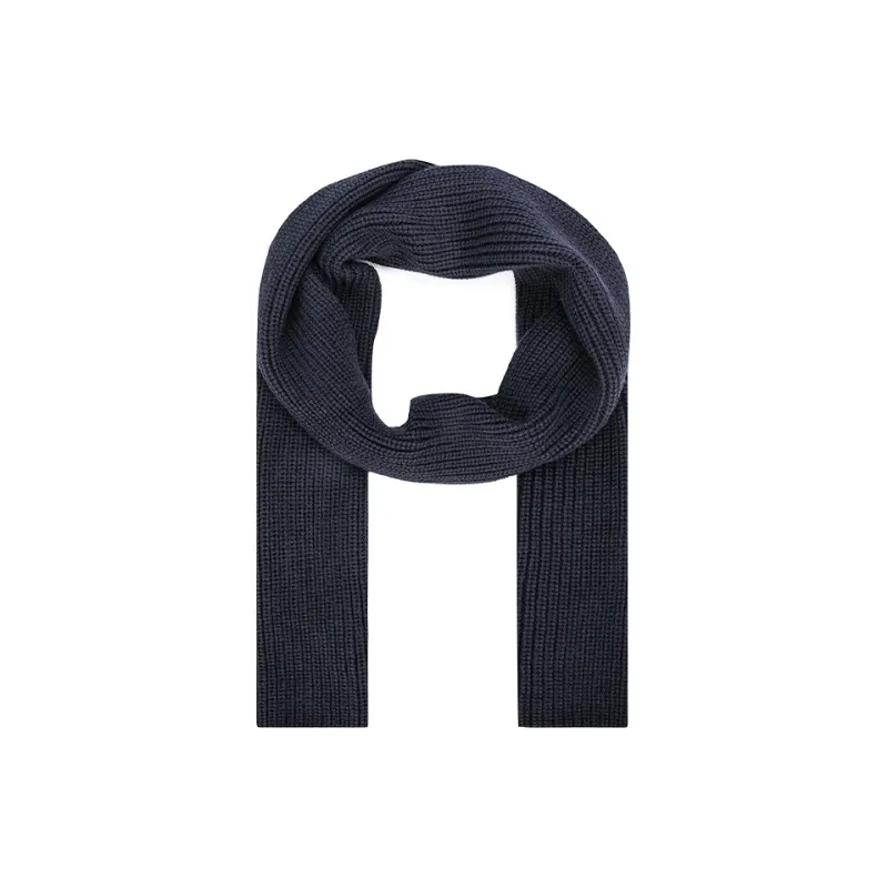 ARMANI EXCHANGE Acrylic, Sheep Wool Knit Scarves Men's Black-1