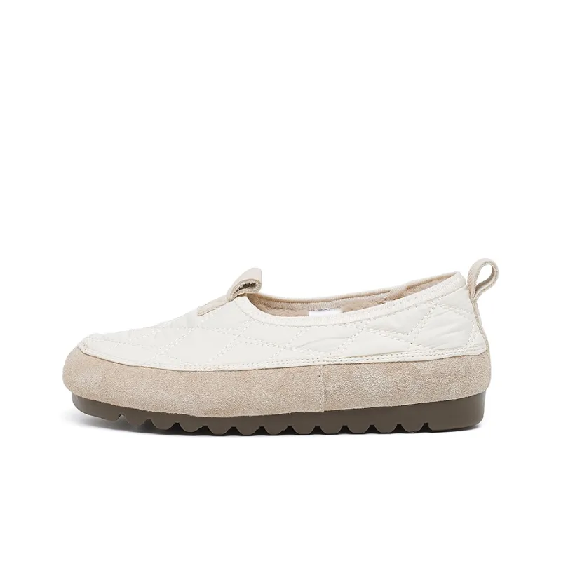 OULISASI Beanie Shoes Women's Beige-0