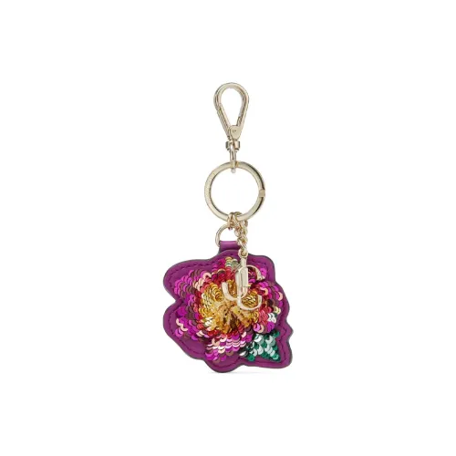 Jimmy Choo Flower Sequin-embellished Keyring