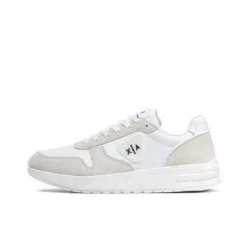 ARMANI EXCHANGEAE Low Top Casual Shoes Men's White Gray
