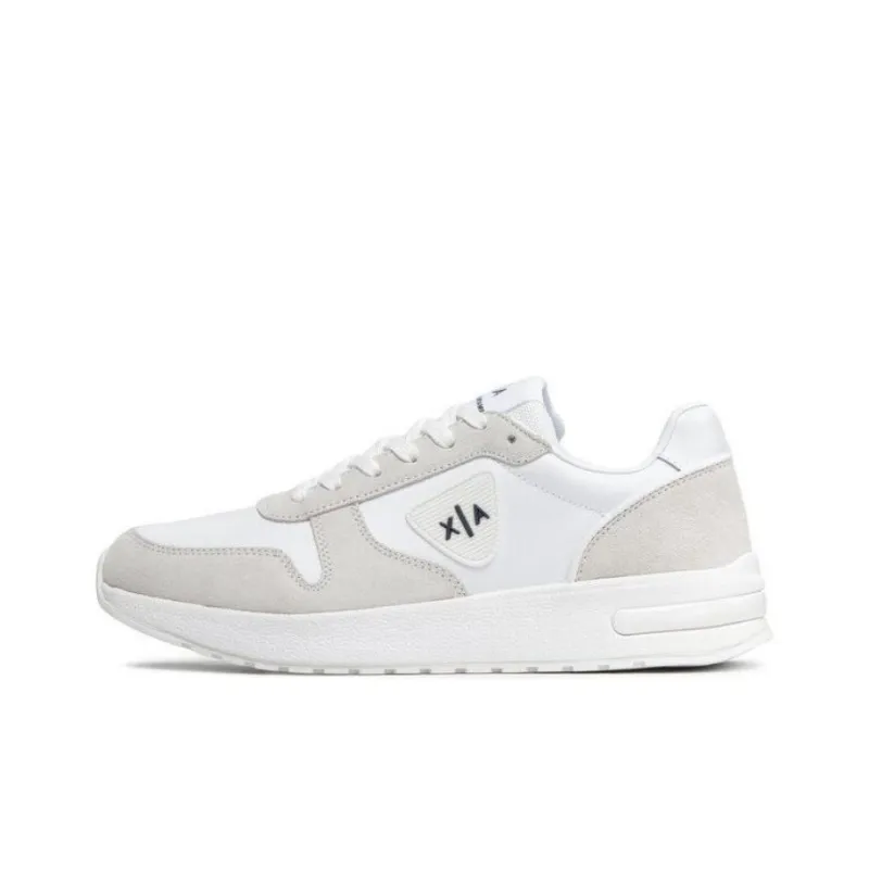 ARMANI EXCHANGEAE Low Top Casual Shoes Men's White Gray-0