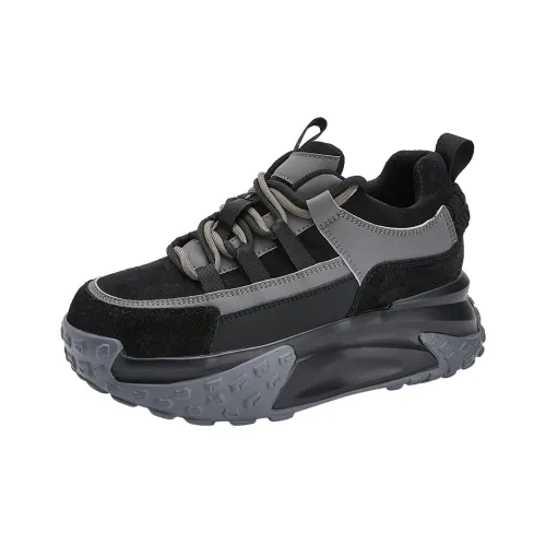 NRDROFFICIAL Warm Cushioning Wear Resistant Lightweight Slip Resistant Low Top Chunky Sneakers Women's