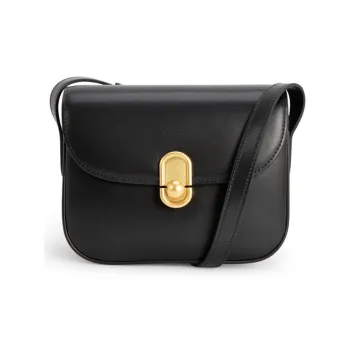 VENOF Cow Leather Women's Crossbody Small Square Bag Small Size Women's Kase Black/Mocha/Rose Red/Li Be Coffee
