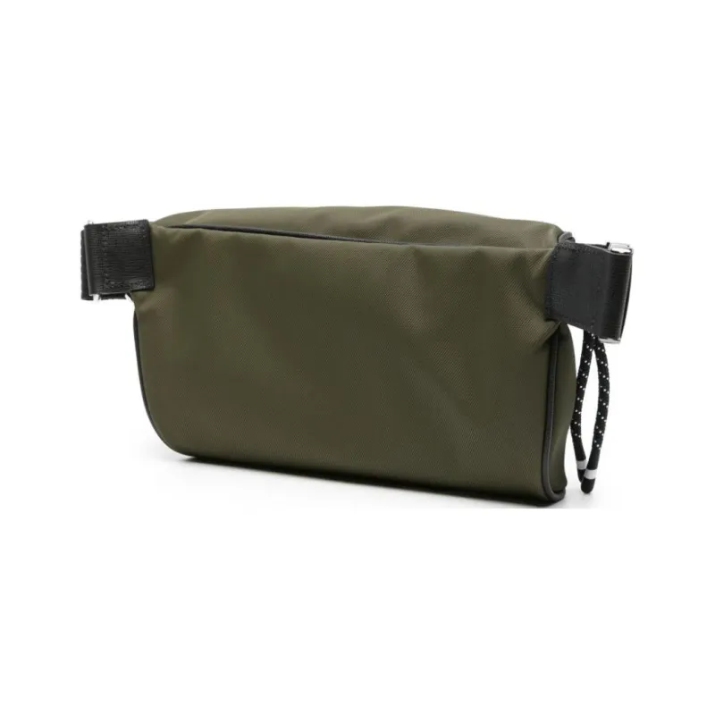 LONGCHAMP Le Pliage Energy Recycled Polyamide Canvas Shoulder Bags Fanny Pack Medium Size Men's Khaki Green-3