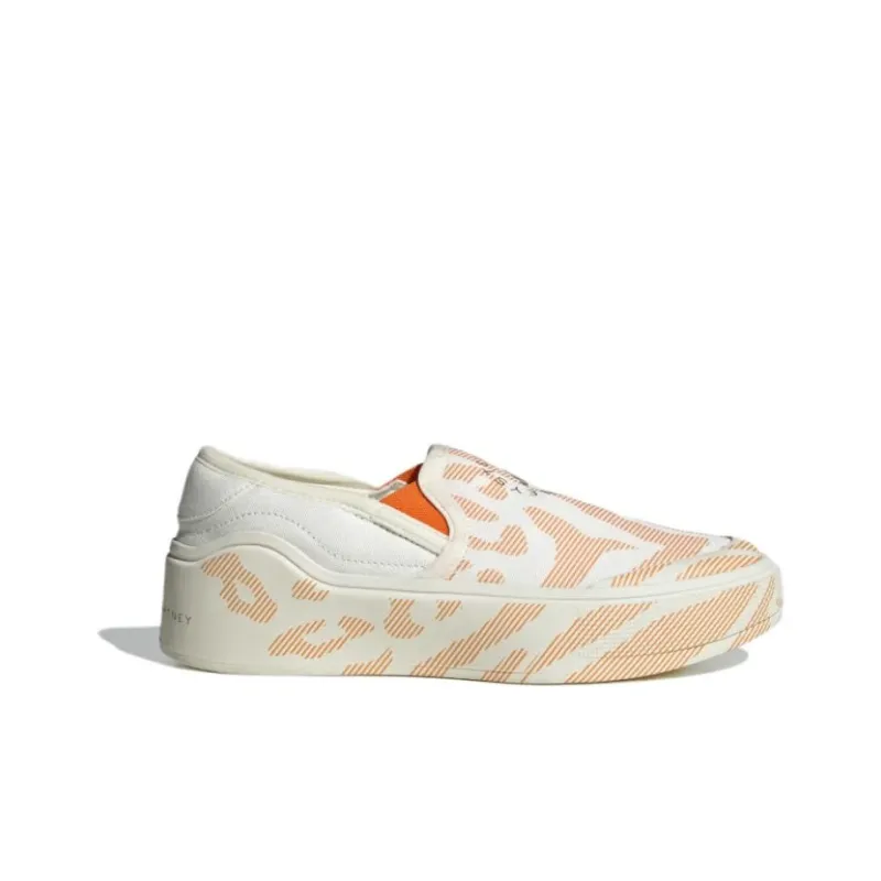 Adidas By Stella McCartney Court Slip On 'White Orange' Women's-1