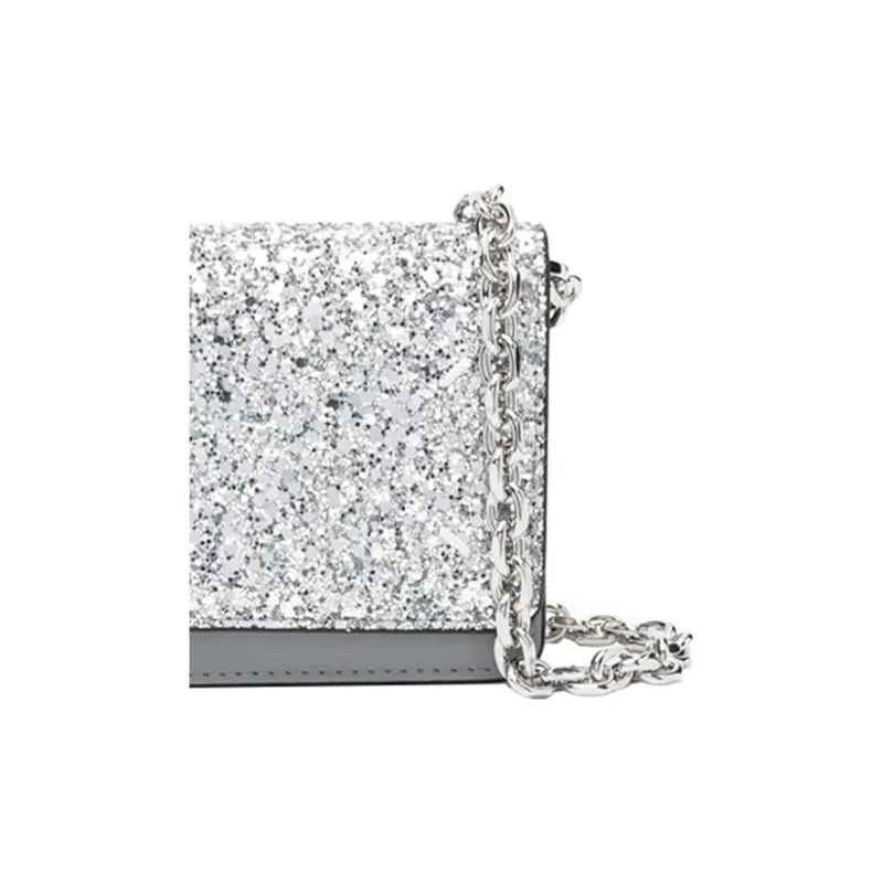 Maison Margiela Glittered Strap Foldover Wallet-4