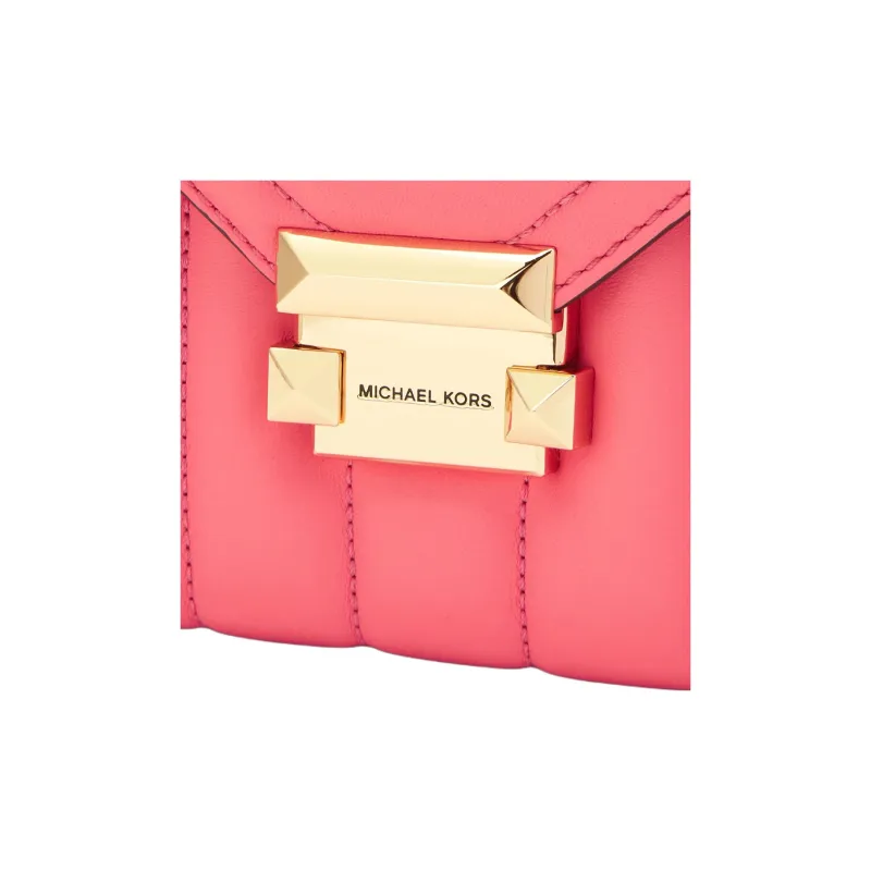MICHAEL KORS Sheepskin Envelope Bag, Shoulder Bag, Crossbody Bag Tubas Women's Rose Tea Pink-4
