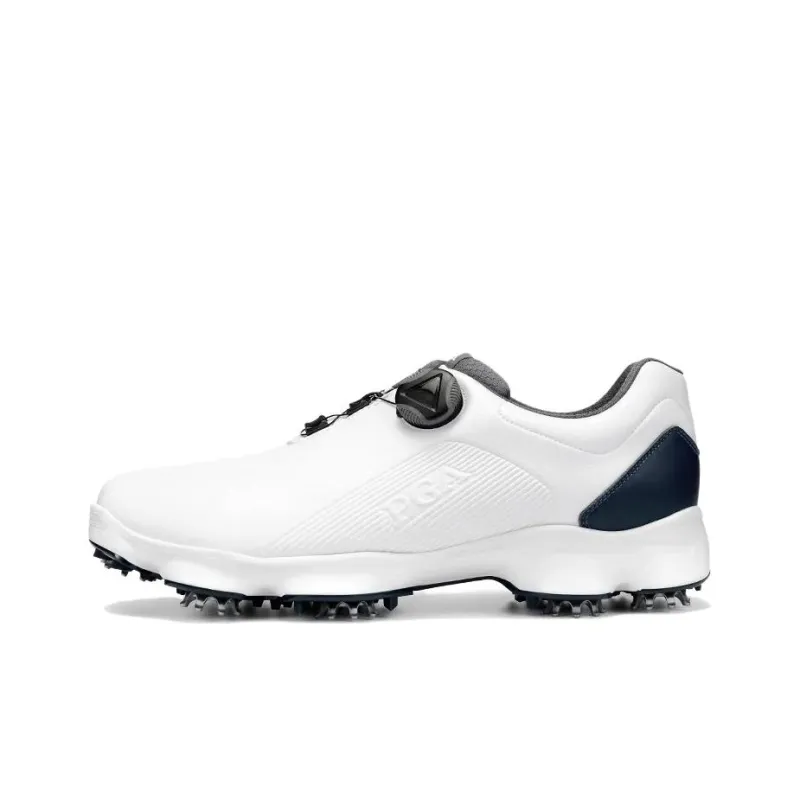 PGA Wear-Resistant Low-Top Golf Shoes Men's White-0