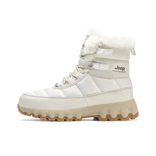 Jeep Snow Boots Unisex Beige