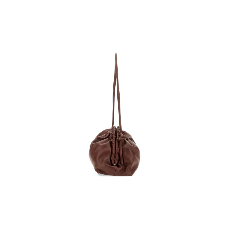 MANSUR GAVRIEL Leather Clutch Women's Brown-1