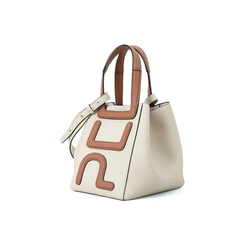 PIERRE CARDIN Leather Tote Bag Versatile Commute Shoulder Bag Women's-3