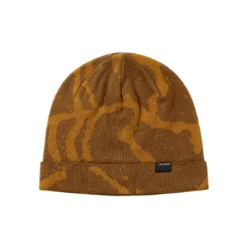 Arcteryx Recycled Polyester Yarn Elastane Beanies Unisex Brown