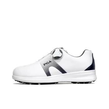 PGA Cushioning Wear-Resistant Low-Top Golf Shoes Women's White Blue
