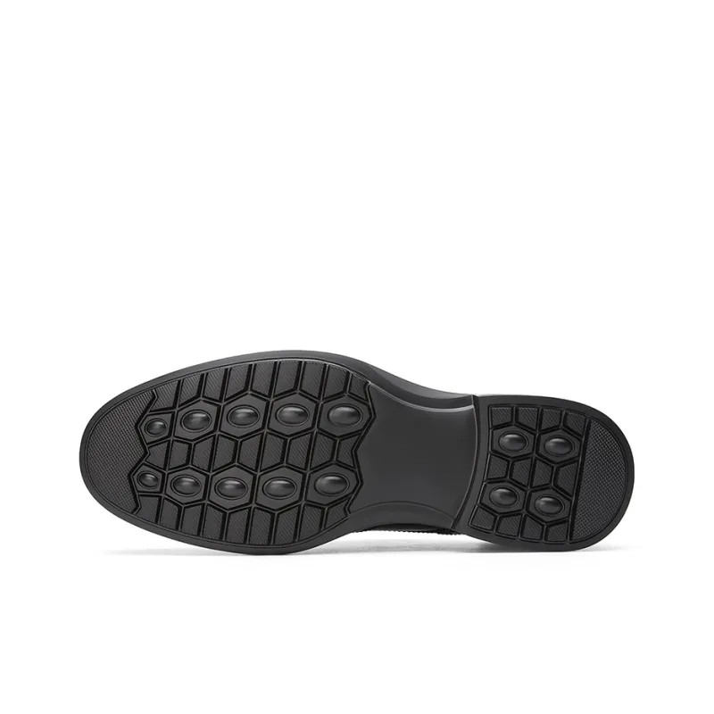CROWN Dress Shoes Men's One Yard Larger-5