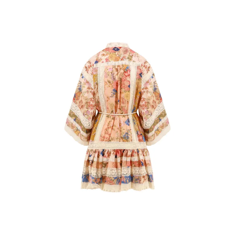 Zimmermann Floral Printed Mini Dress-1