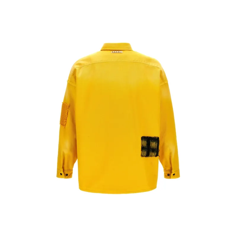 MARNI Shirts Men Yellow-1