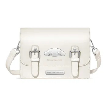 Zgo Sanrio IP Collaboration PU Shoulder Bag Cambridge Messenger Bag Women's White