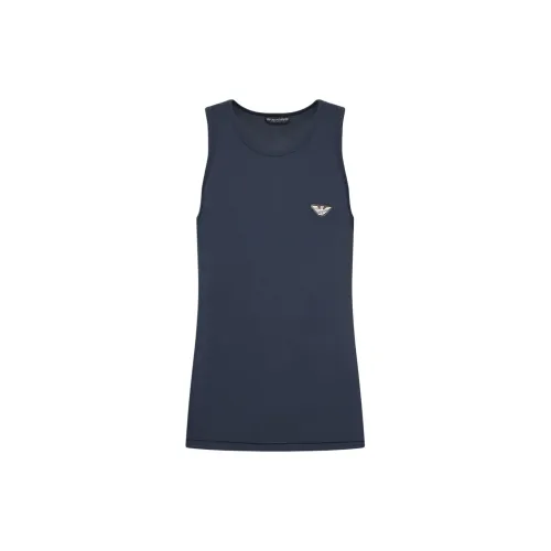 EMPORIO ARMANI Tank Tops Men Blue