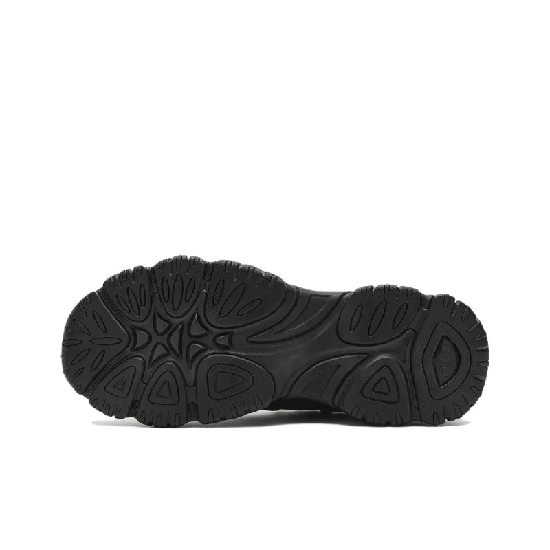 FILA Fluid 4 Cat Paw 4.0 Cushioned Slip Resistant Low Top Chunky Sneakers Men's Black-5