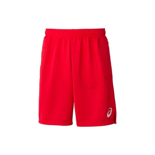 Asics Soccer Bottoms Men Red