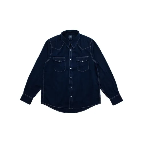 Visvim Shirts Men Indigo