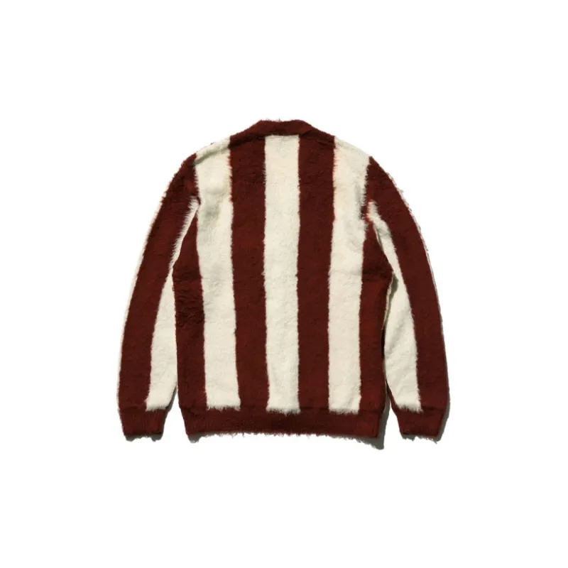 Beams Striped Cardigan-3