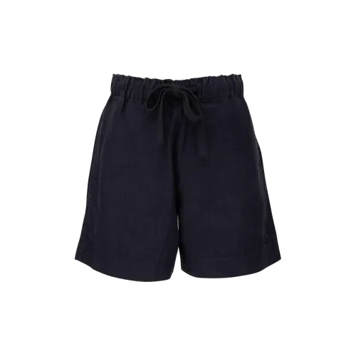 VINCE Drawstring-waistband Linen Shorts