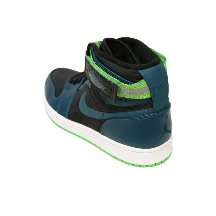Jordan 1 High Strap Black Teal-3