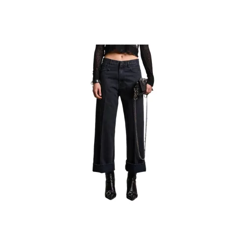 R13 Jeans Women's Black