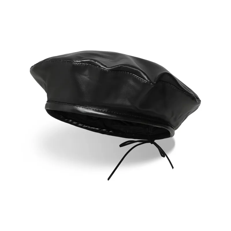 MT·MIT Artificial Leather Berets Women's-1