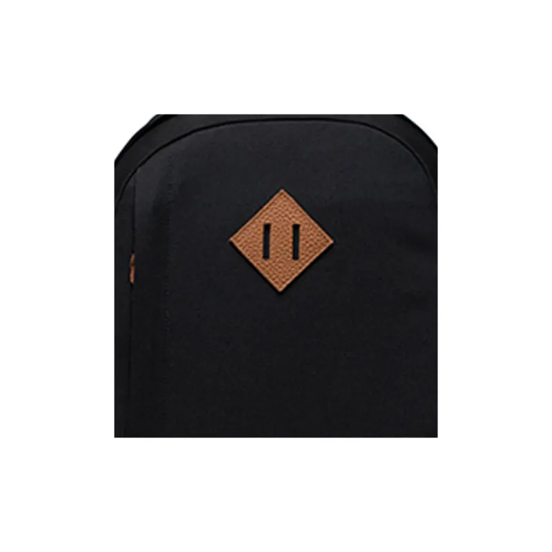 Herschel Recyclable Material Side Zipper Backpack Unisex Black-4