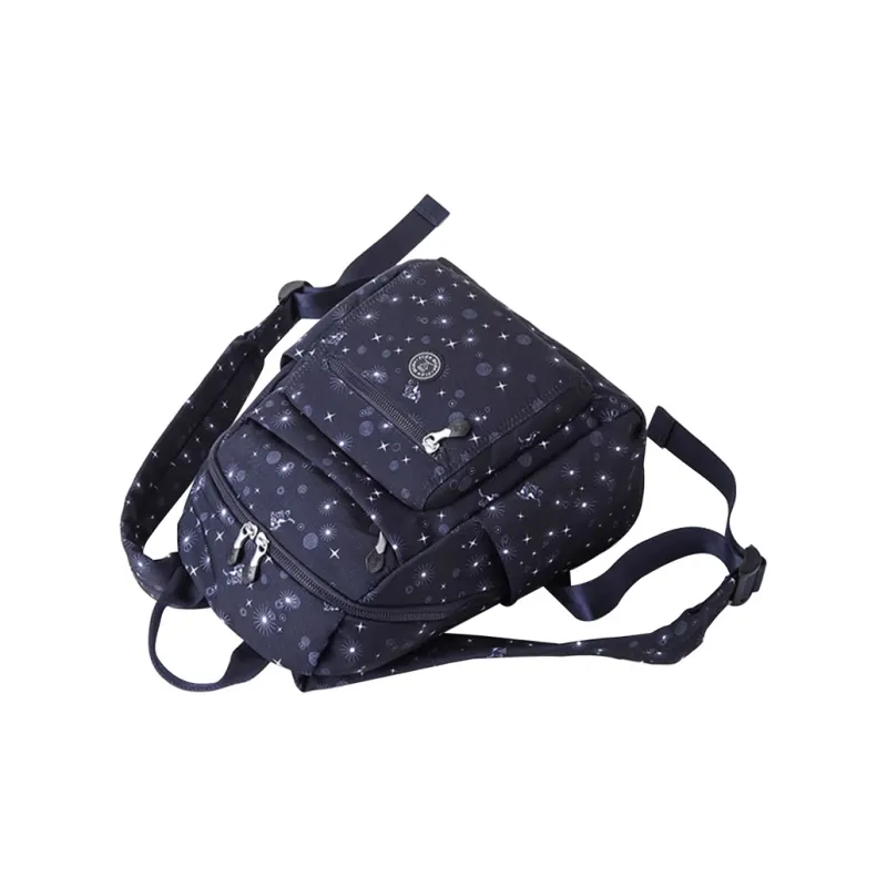 FIDO DIDO Oxford Backpack Small Size Women's Blue-4
