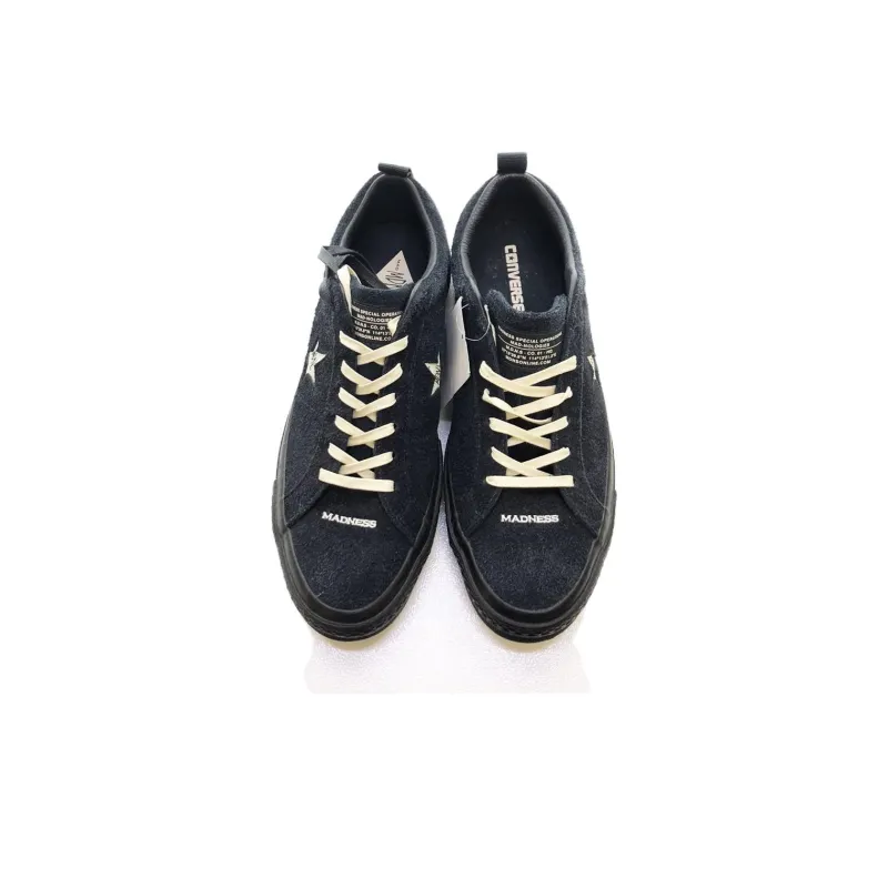MADNESS x Converse One Star Low Top Skateboard Shoes Unisex Black-2