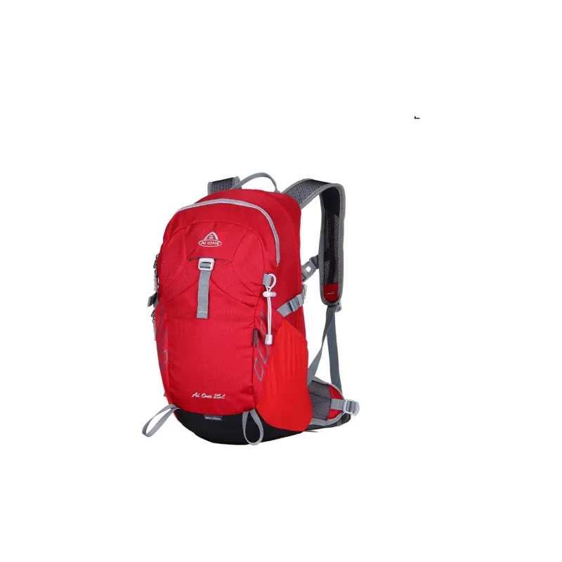 AIONE Nylon Backpack Regular Unisex Black/Red/Light Green/Jasper/Orange-2