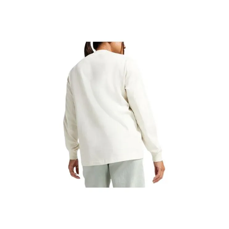 Converse Let's Wander Together Long Sleeve T-Shirt T-Shirt Women's White-1