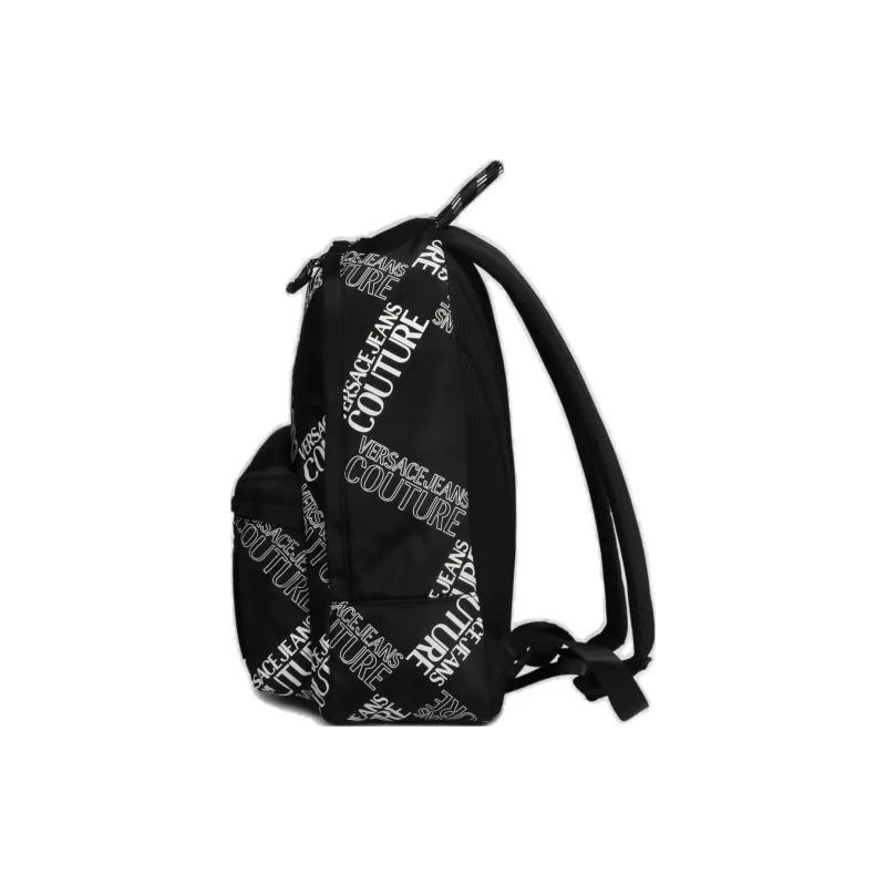 VERSACE JEANS COUTURE Nylon Backpack Men's White & Black-1