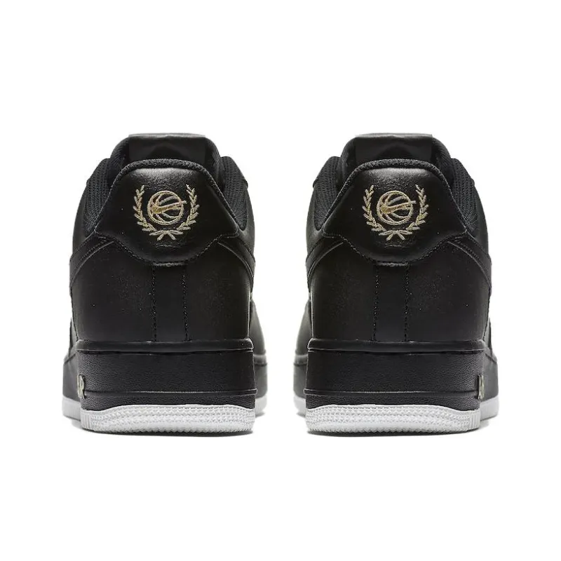 Nike Air Force 1 Low Crest Logo Black-4