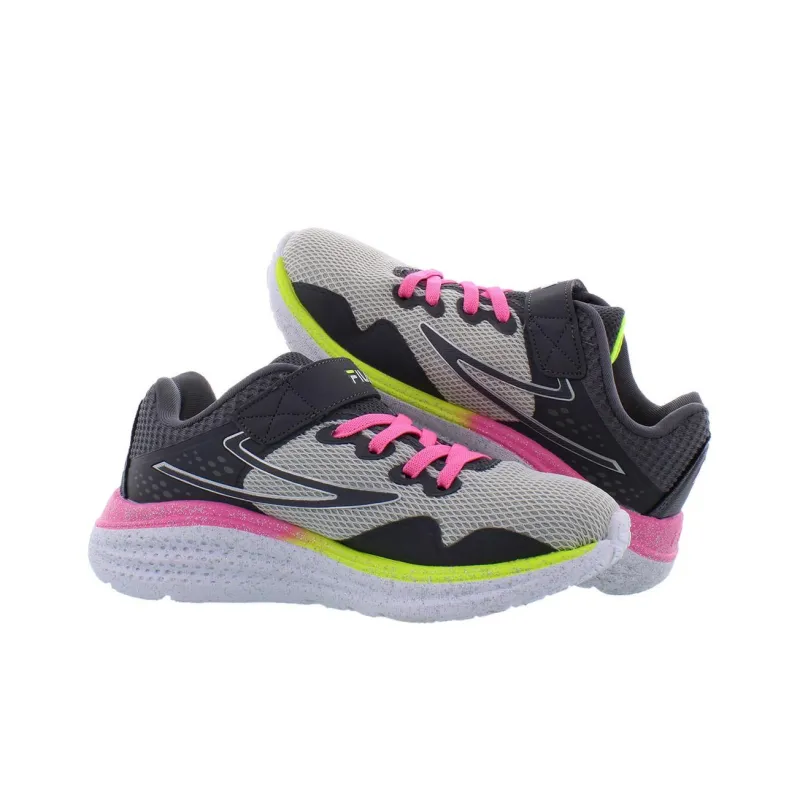 FILA KIDS Cushioned Slip Resistant Low Top Kids Lifestyle Shoes Black Kids'-1