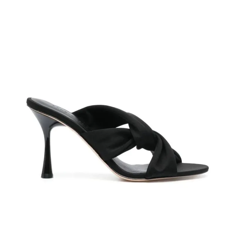 STUDIO AMELIA Rubber Sole Slide Slippers Women's Black-1