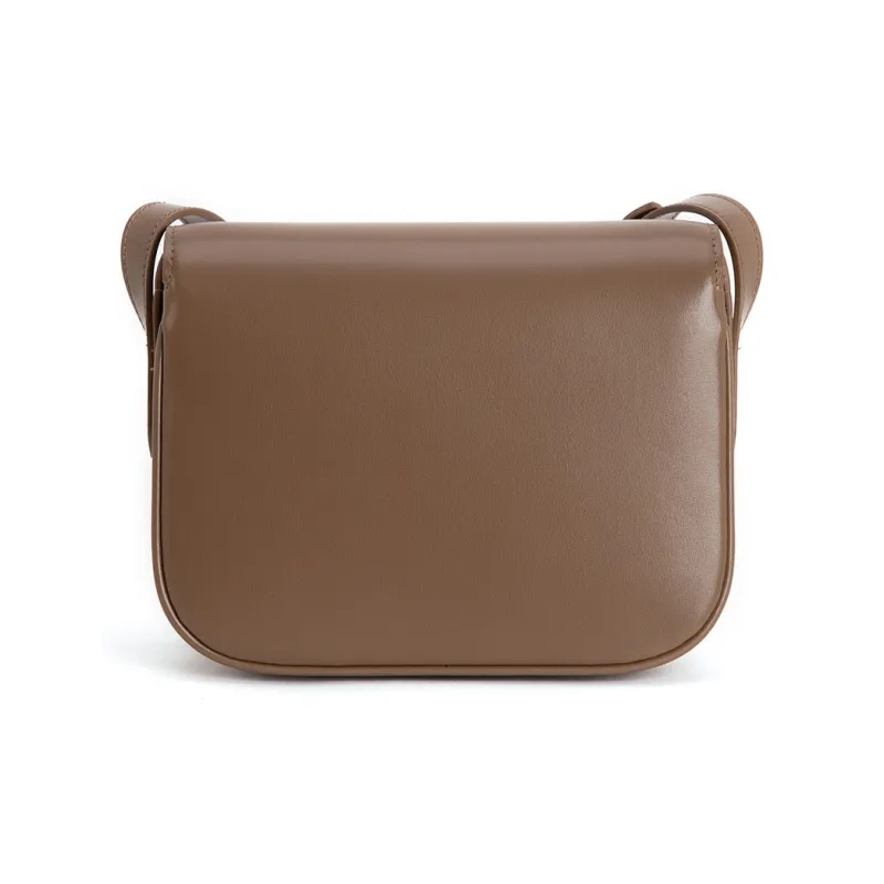 VENOF Cow Leather Women's Crossbody Small Square Bag Small Size Women's Kase Black/Mocha/Rose Red/Li Be Coffee-13