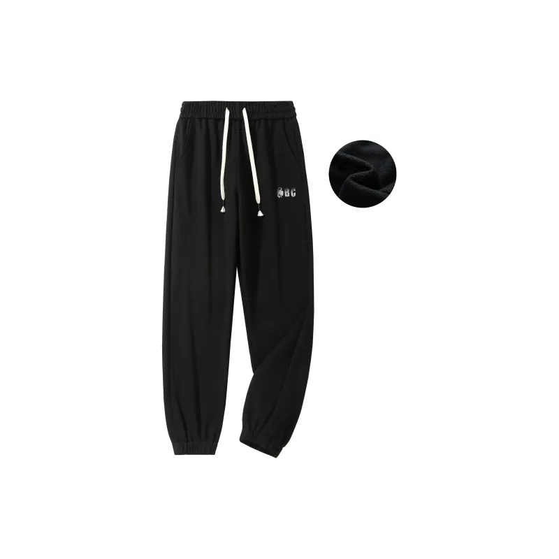 BLACK CLOVER Crew Neck Pullover Sweatshirt Set Unisex Black-32