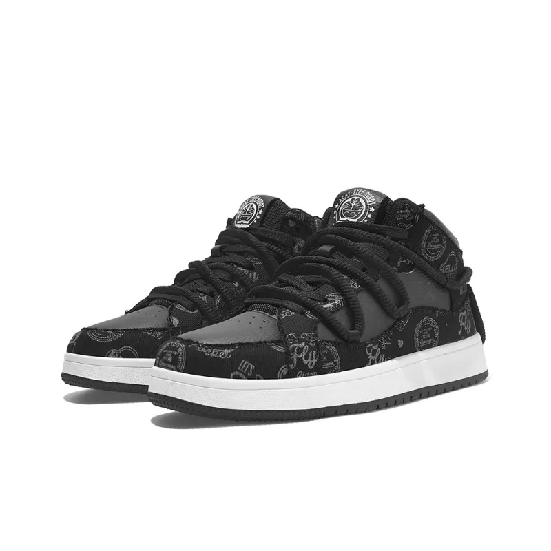 DoraemonA Box Limited Edition Puffy Shoes Low-Top Skateboard Shoes Unisex-348