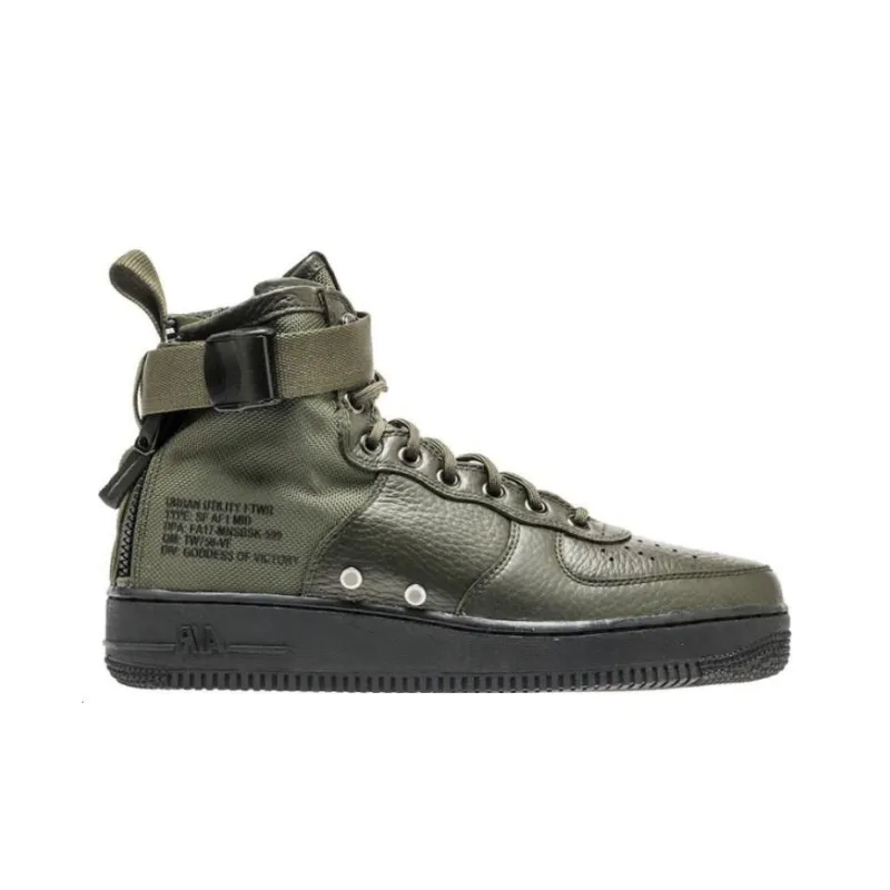 Nike Sf Air Force 1 Mid Sequoia-1