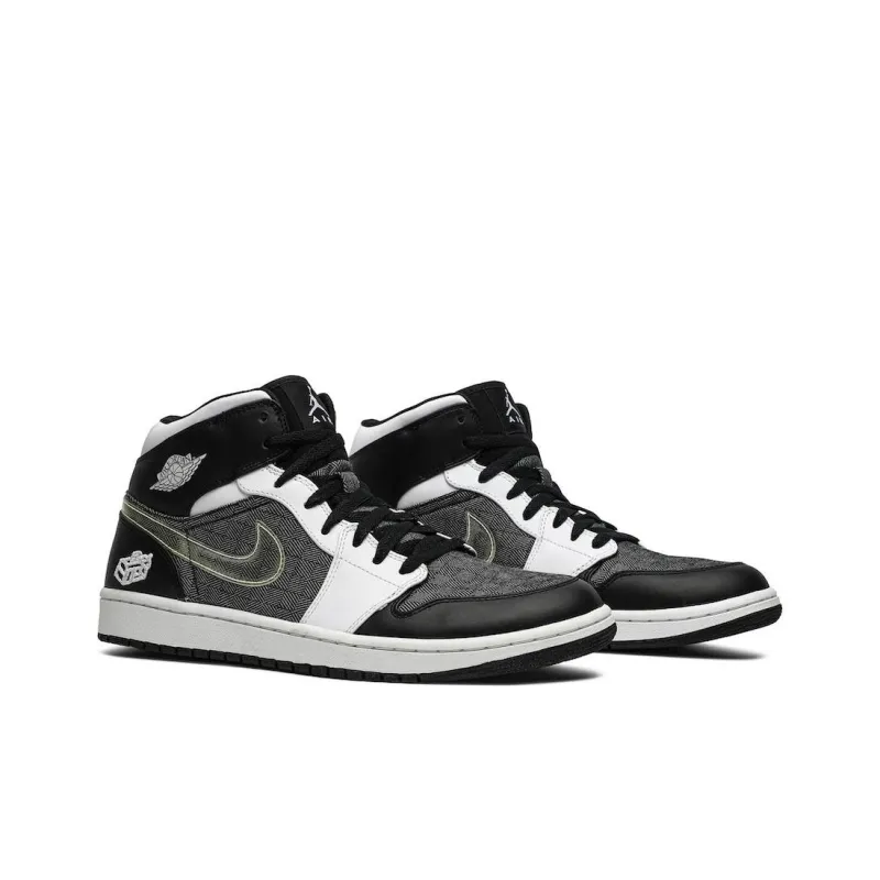 Jordan 1 Retro Father's Day Black White-2