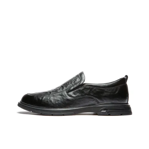 Jeep Dress Shoes Men Low-Top Black