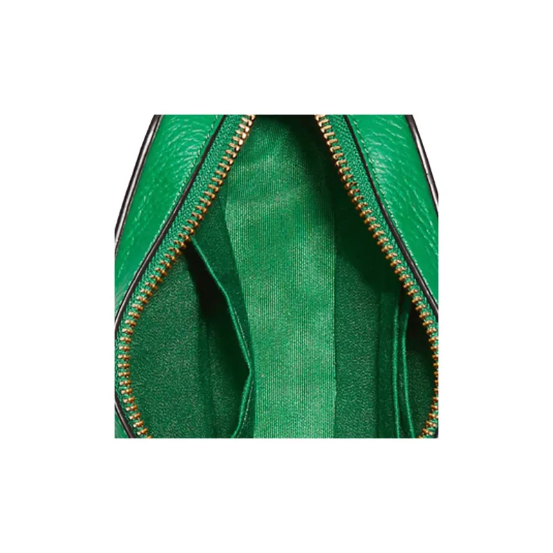 COACH Diary Embroidery Camera Pebbled Leather Shoulder Bag Backpack Camera Bag Crossbody Bag Small Size Women's Green-4