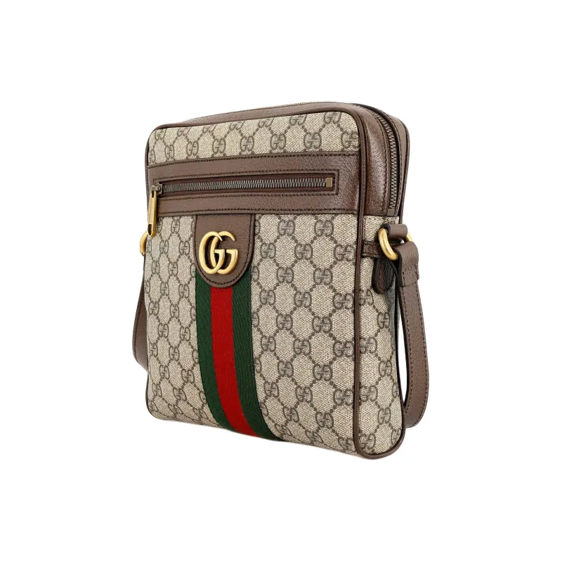 GUCCI Ophidia Small Messenger Bag Beige/Ebony Maple-2