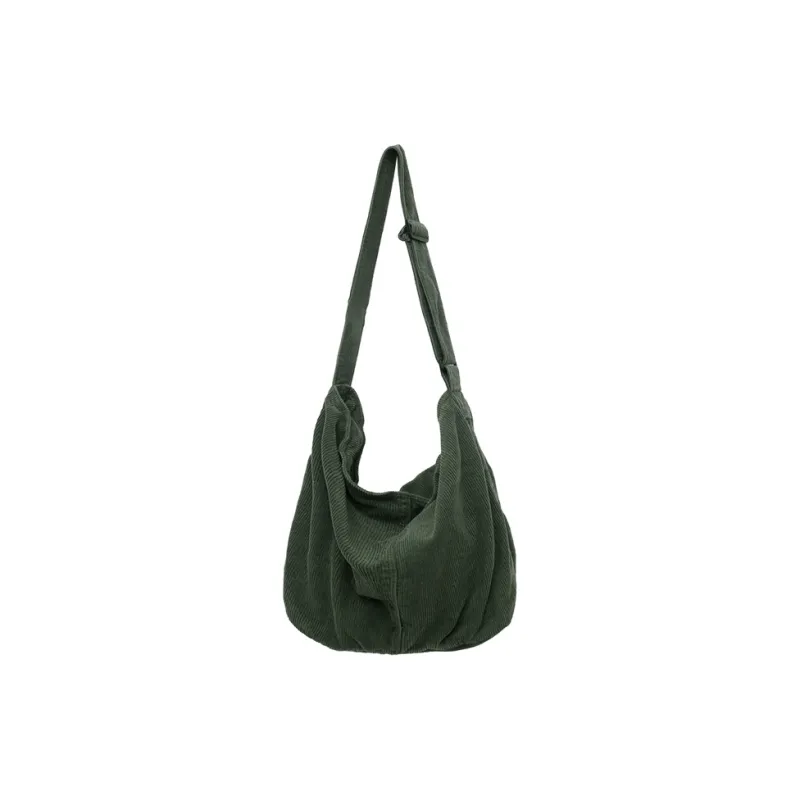 ALNI BITTON Corduroy Small Square Bag Shoulder Bag Crossbody Bag Regular Men's Ecru/Black/Green/Light Brown-9