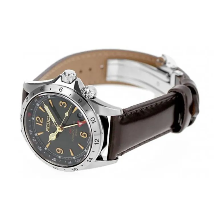 SEIKO Prospe Collection Wrist Watch Automatic/Manual Mechanical Movement Cow Leather Strap Green Dial Men's Watches-1