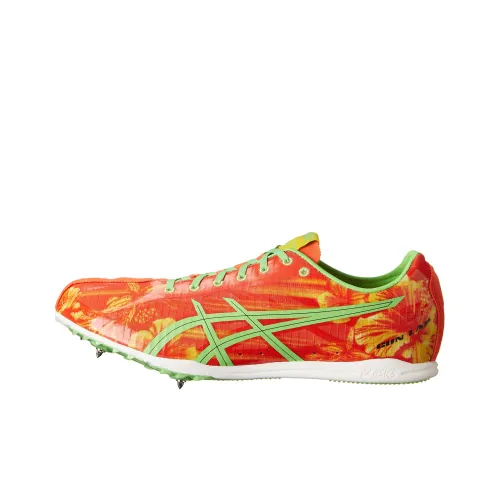 Asics Cushioning Wear Resistant Low Top Casual Shoes Men's Red Green